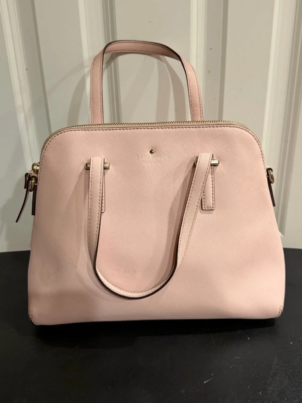 kate spade Blush Pink Leather Top-Handle Satchel